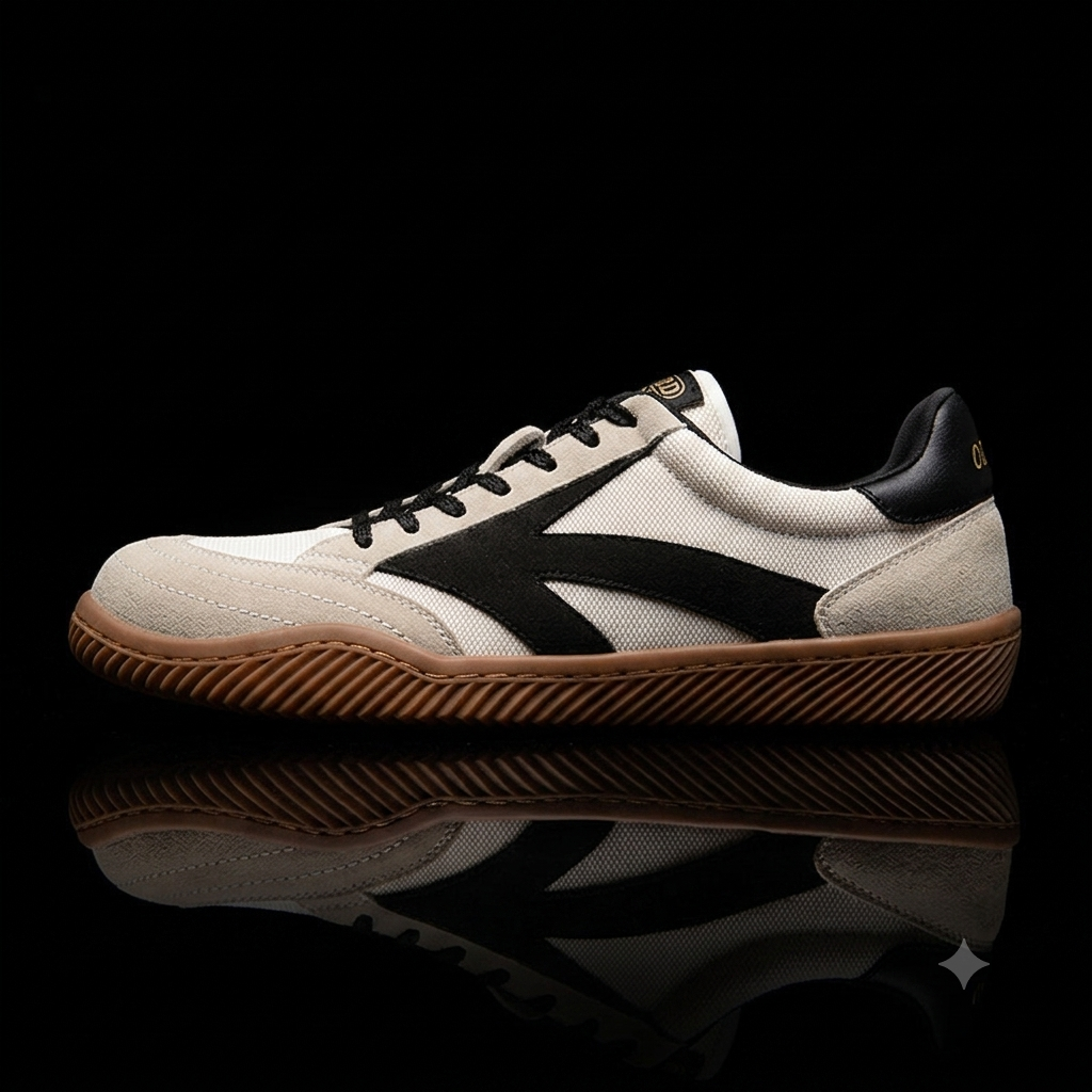 Baskets homme classiques rétro en daim style 1984 – Olympia – vue 7