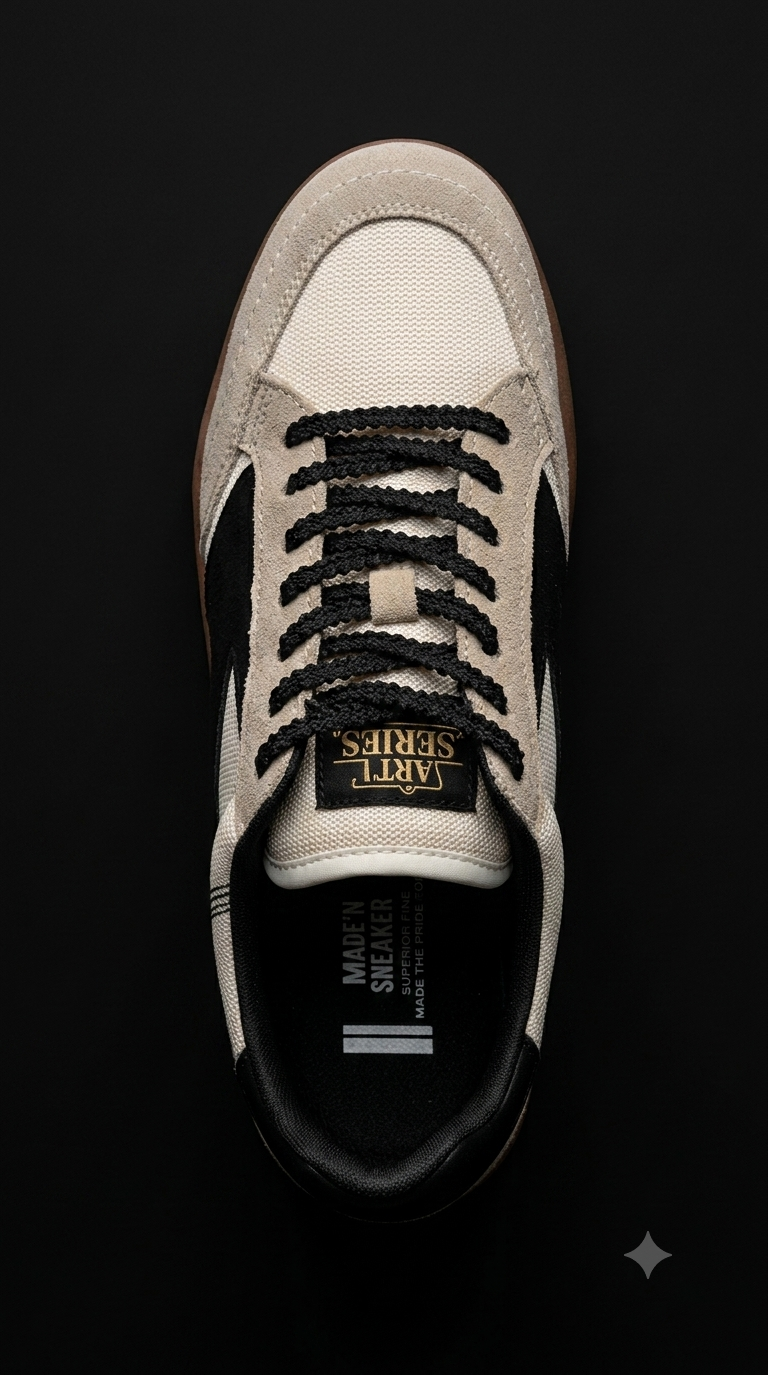 Baskets homme classiques rétro en daim style 1984 – Olympia – vue 8