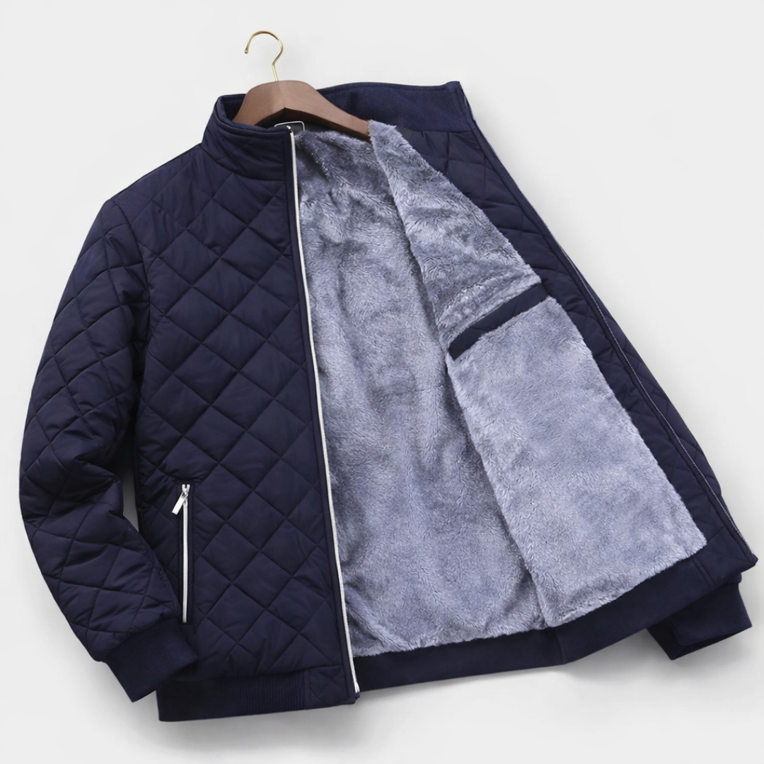 Veste d'hiver homme matelassée classique et chaude – Gaspard – vue 5