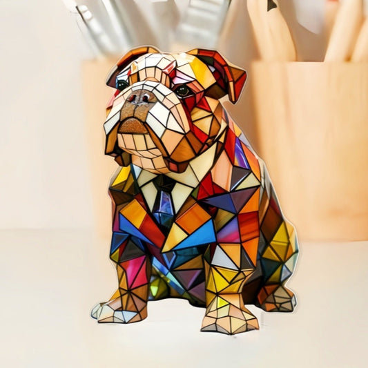 Pawra™ | Élégante lampe Bulldog magnifique