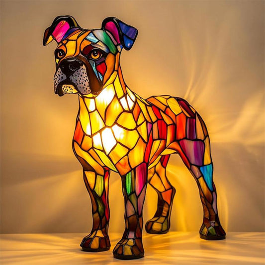 Paws™ | Lampe Boxer Chien Chaleureuse