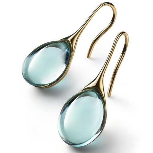 Radiant - Boucles d'oreilles en forme de goutte de cristal