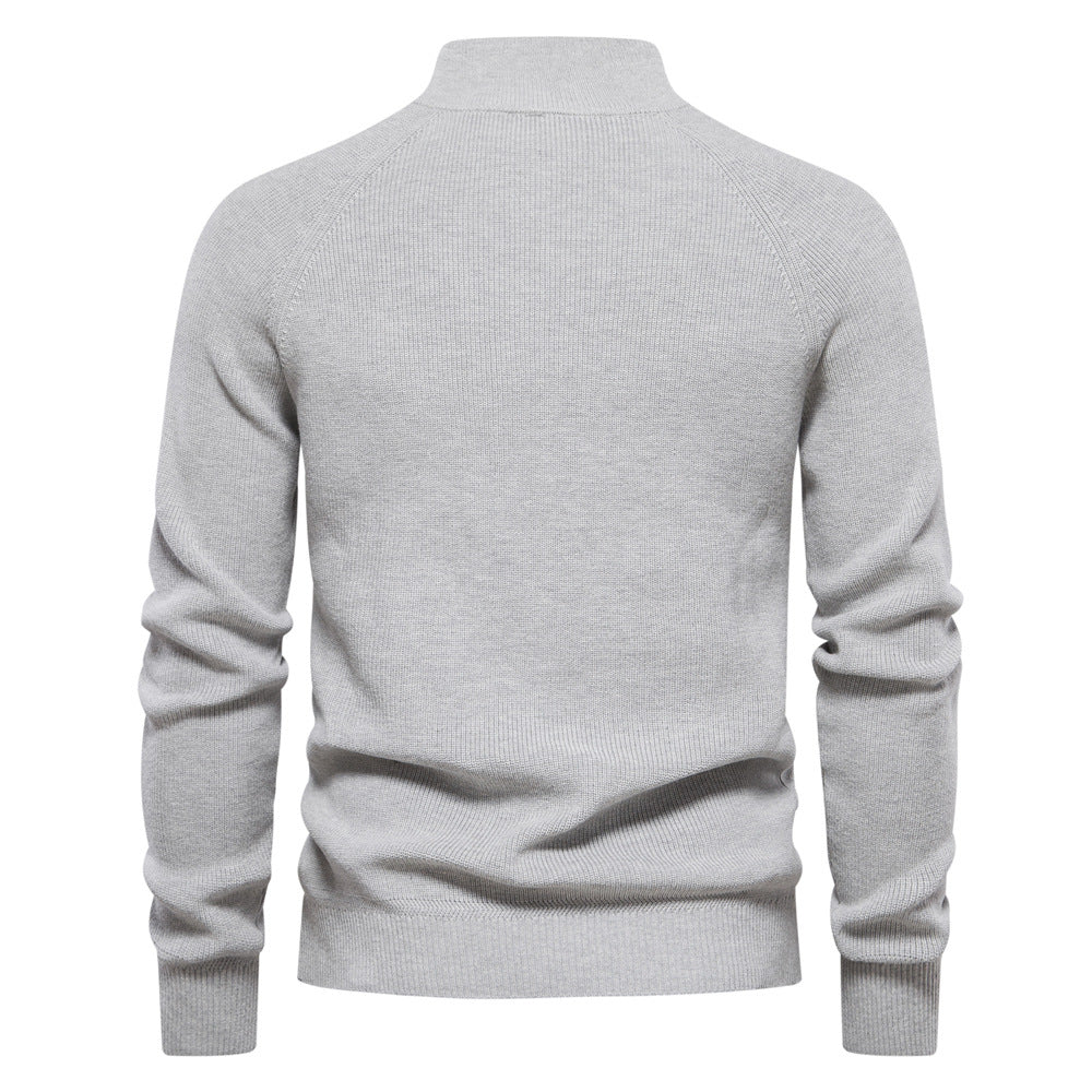 Pull demi-zip homme luxe pour l'automne – Hugo – vue 8