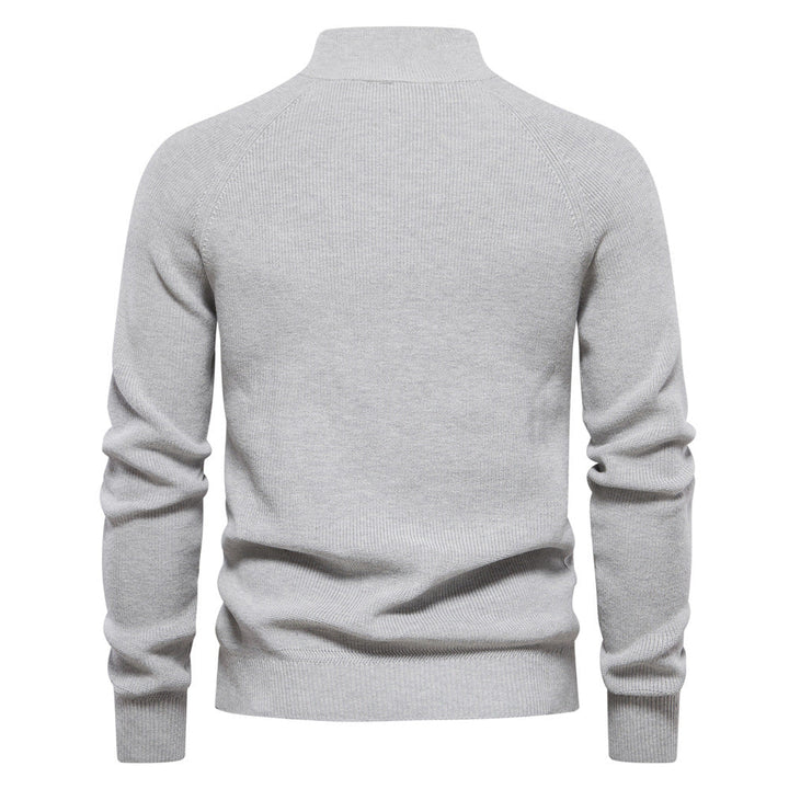 Pull demi-zip homme luxe pour l'automne – Hugo – vue 8