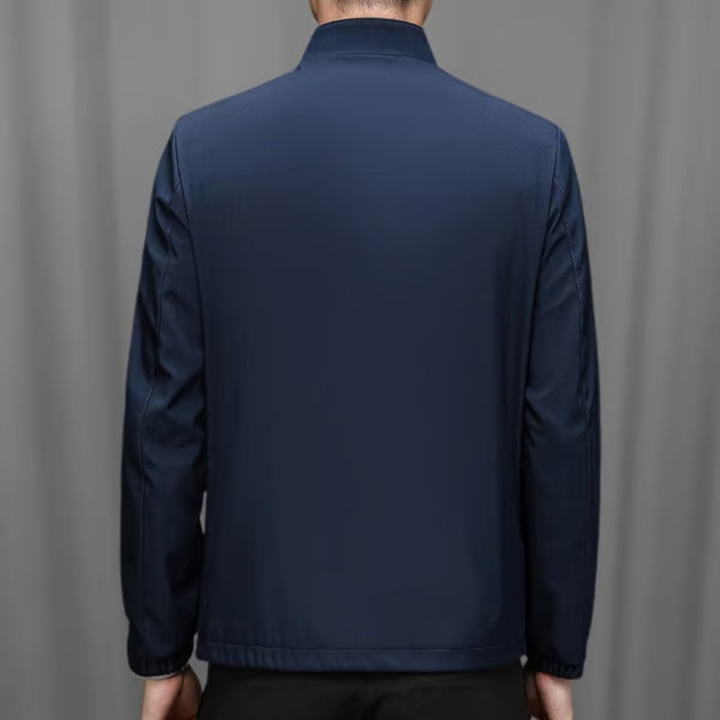 Blouson homme zippé à col montant doublé – Édouard - vue 3