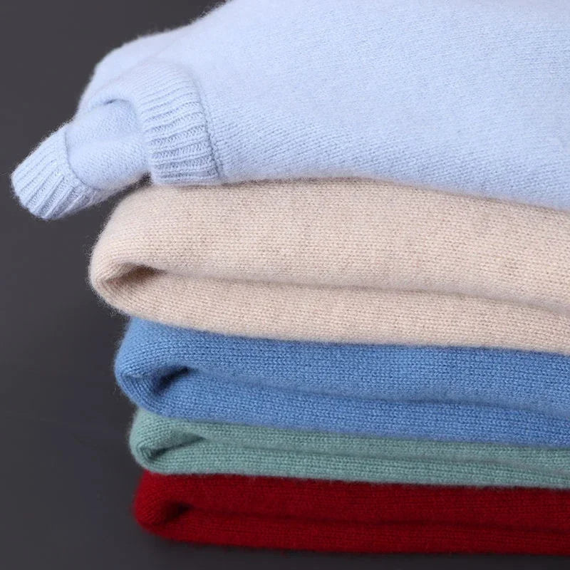 Pull homme de luxe coupe parfaite chaud et léger – Édouard – vue 7