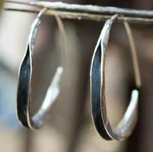 Boucles d'oreilles en forme de cercle