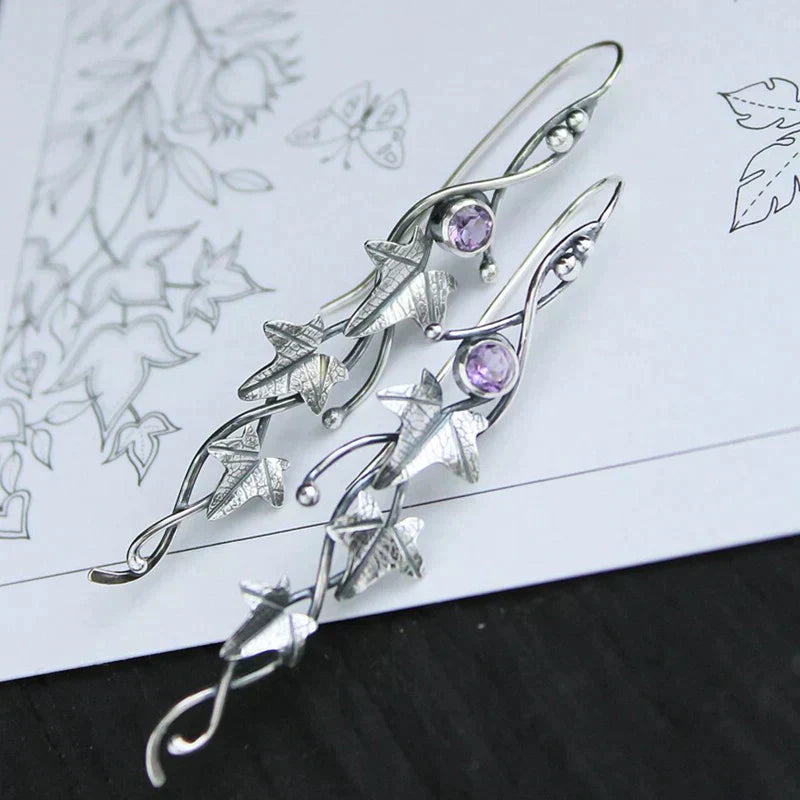 Boucles d'oreilles vintage en elfe