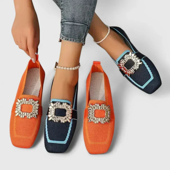 Mocassins femme orthopédiques à semelle rembourrée et souple – Maylora – vue 2