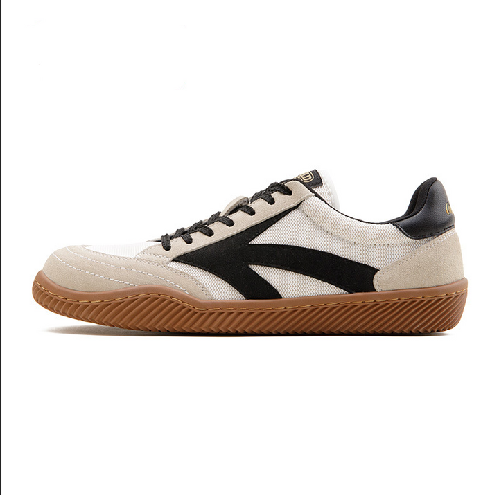 Baskets homme classiques rétro en daim style 1984 – Olympia – Crème