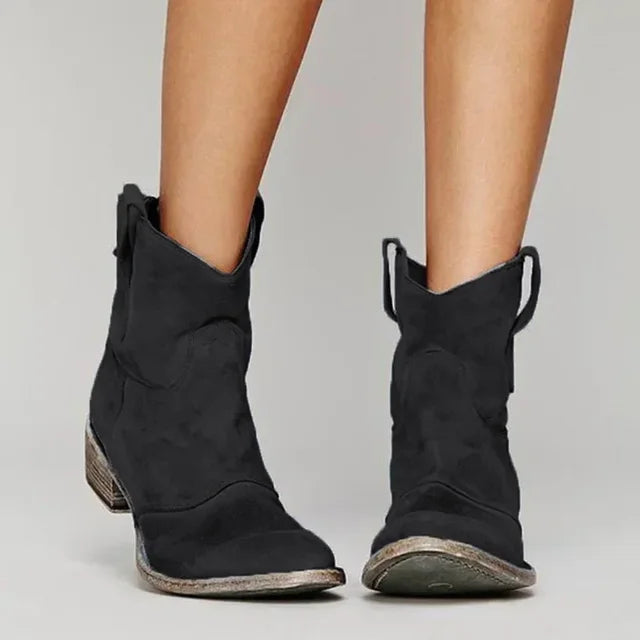 Bottes de ranch robustes tout-terrain – Dakota – Noir