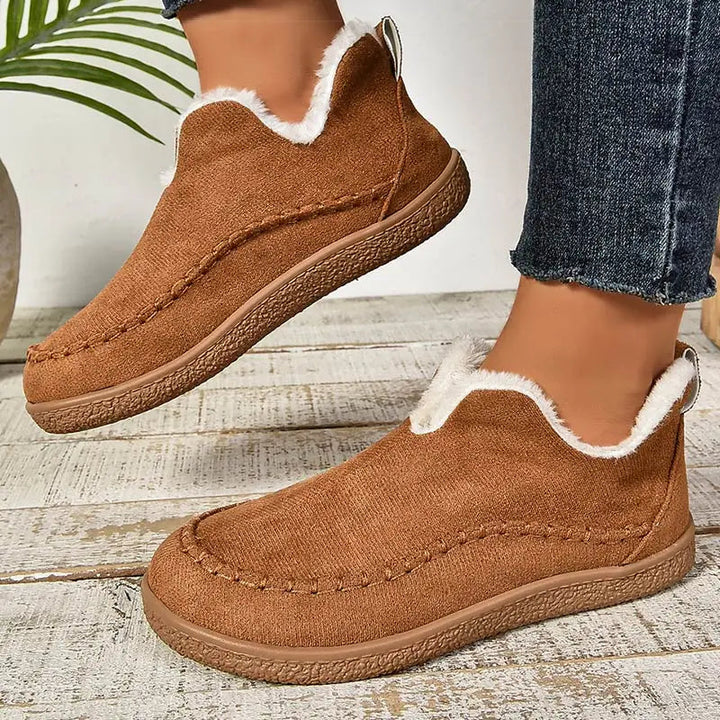Bottes orthopédiques femme doublées à semelle adhérente – Cay – vue 3