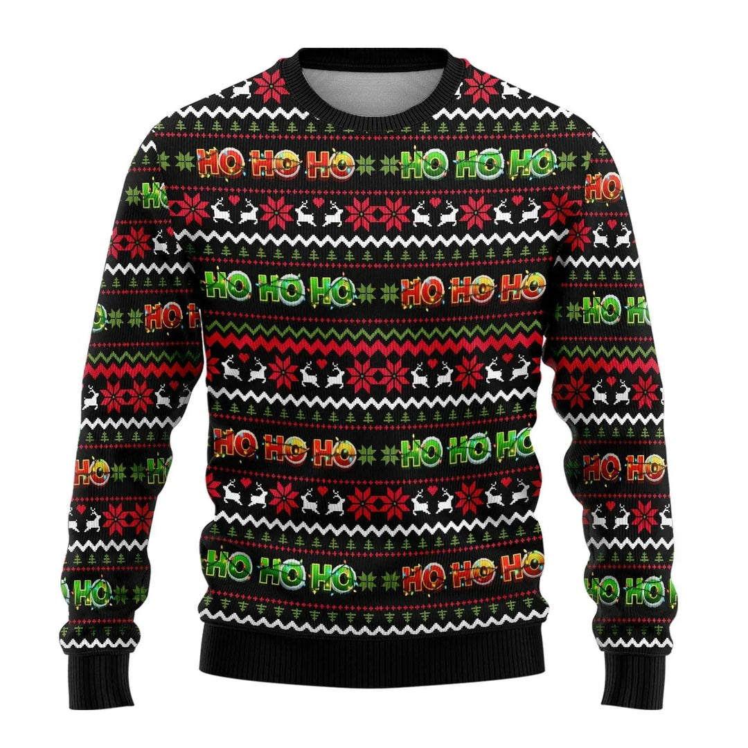 Pull de Noël homme en maille à motif bonhomme de neige – Benjamin – Multicolore