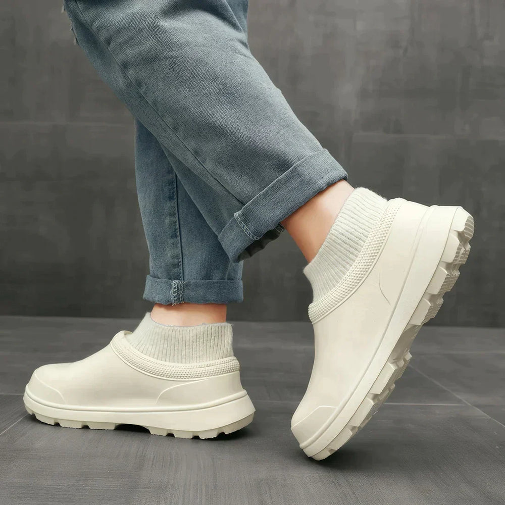 Chaussons antidérapants doublés confort et sécurité – AntiSlips – vue 2
