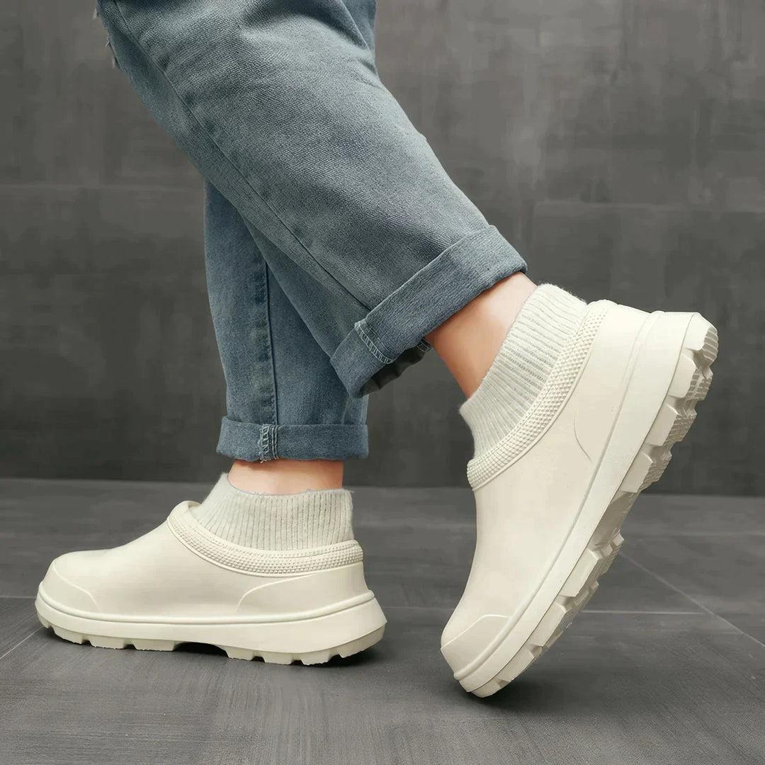 Chaussons antidérapants doublés confort et sécurité – AntiSlips – vue 2