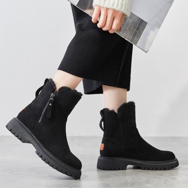 Bottes d'hiver femme imperméables doublées fourrure – Wolf – vue 2