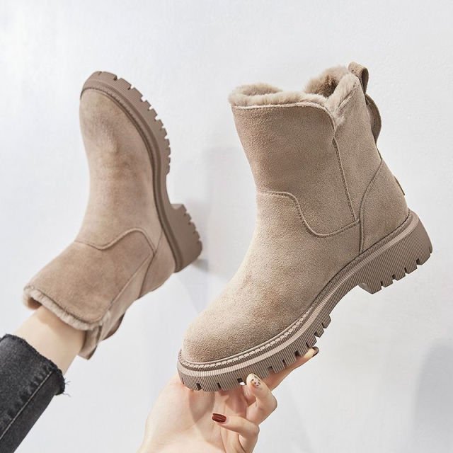 Bottes d'hiver femme imperméables doublées fourrure – Wolf – vue 4
