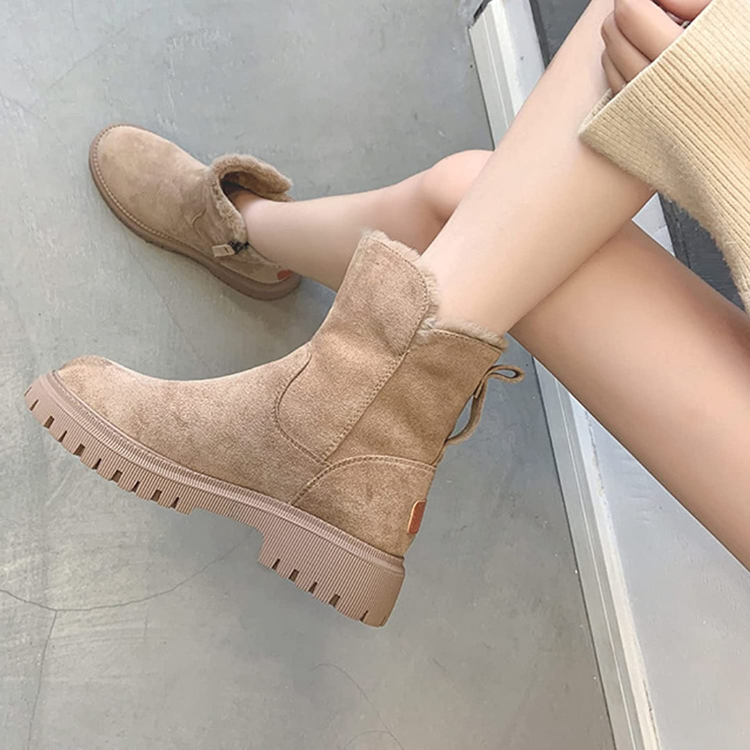 Bottes d'hiver femme imperméables doublées fourrure – Wolf – vue 5