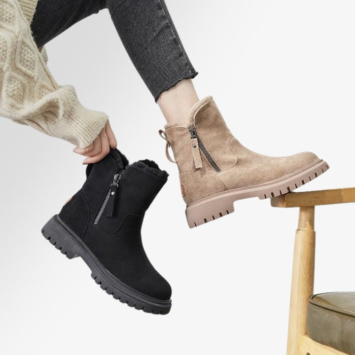 Bottes d'hiver femme imperméables doublées fourrure – Wolf – vue 6