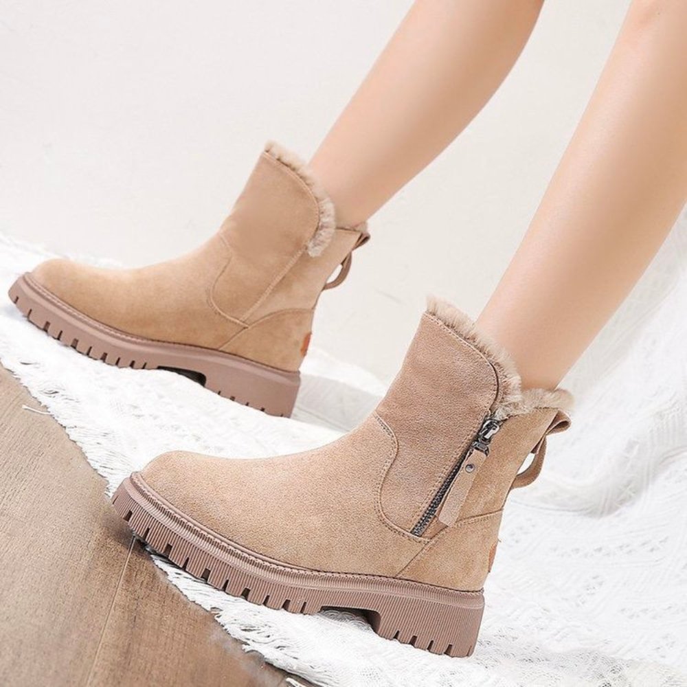 Bottes d'hiver femme imperméables doublées fourrure – Wolf – vue 8