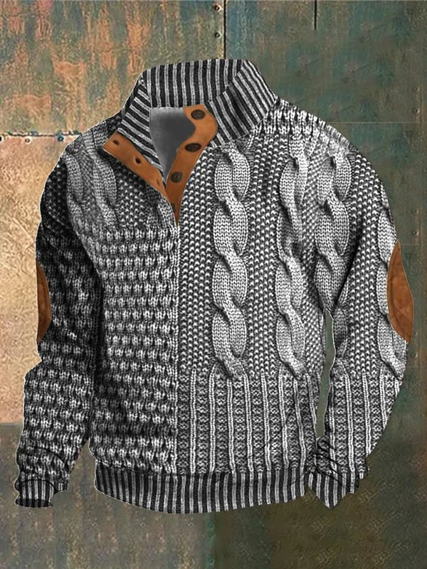 Pull homme en maille douce et polyvalent – Phillipp – Gris clair