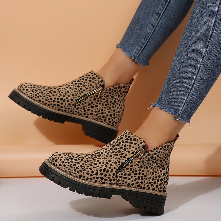 Bottes orthopédiques femme à zip et semelle antidérapante – Raely – vue 2