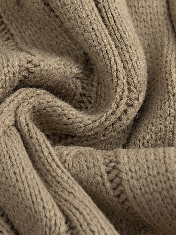 Cardigan homme classique en maille torsadée à col châle – Felix – vue 6