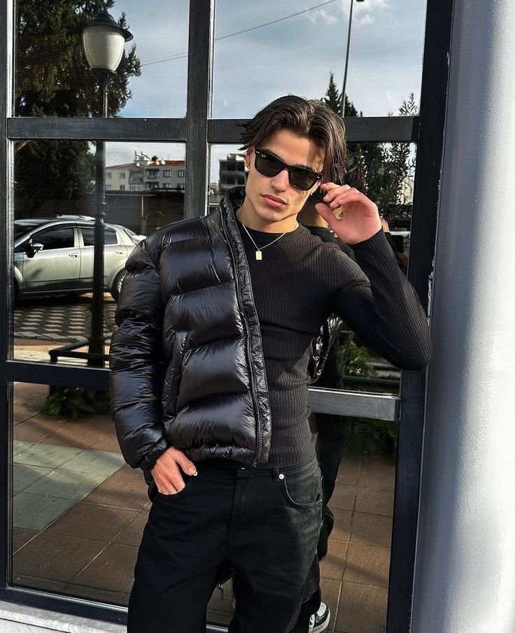Doudoune homme chaude et moderne doublée sherpa – Liam – vue 14