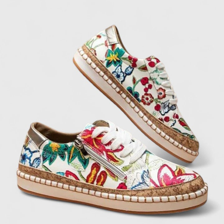 Chaussures femme orthopédiques à enfiler avec soutien de la voûte – Olisette – vue 4