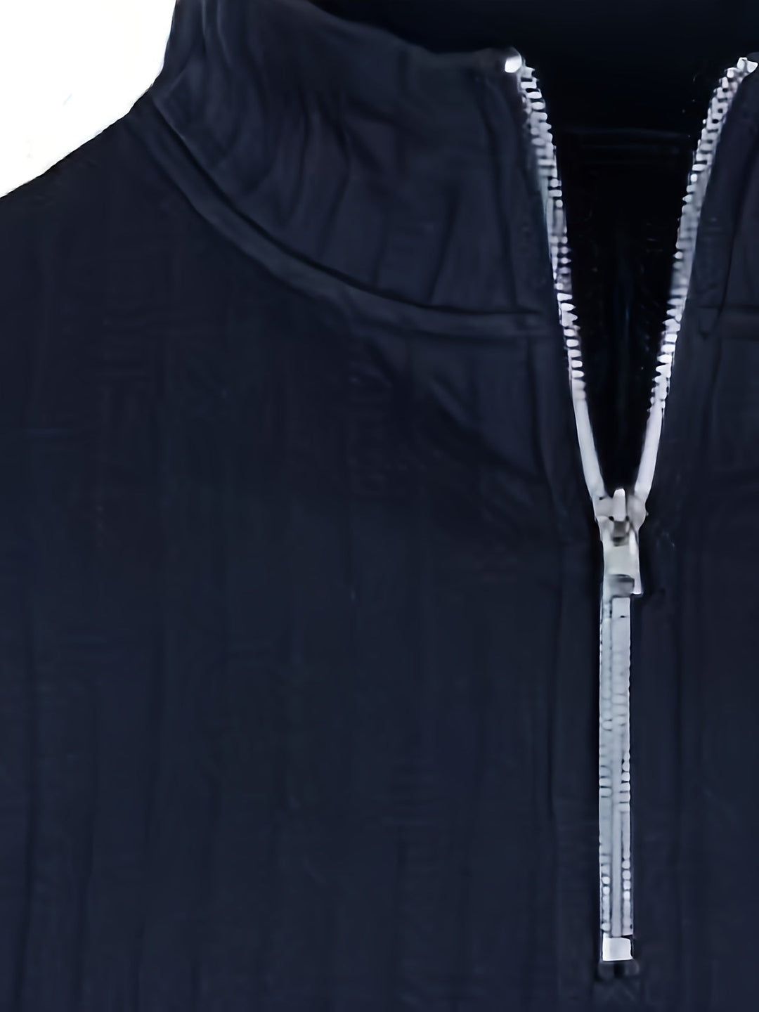 Pull homme en maille côtelée à quart de zip – Bastian – vue 5