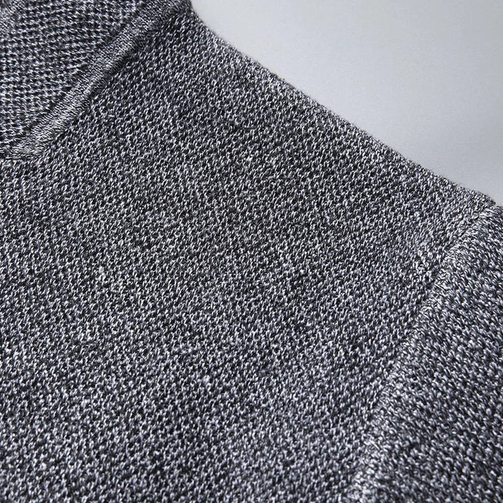 Cardigan homme en laine tricotée coupe ajustée – Gabriel – vue 6