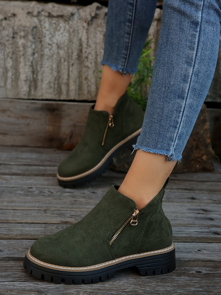Bottes orthopédiques femme à zip et semelle antidérapante – Raely – vue 8