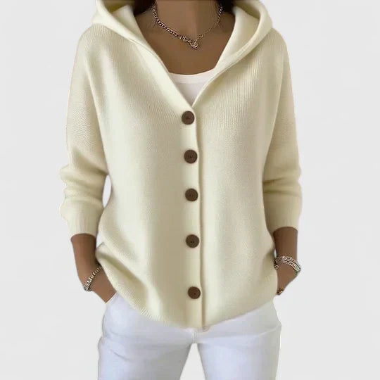 Loraine - Doux Cardigan à Capuche