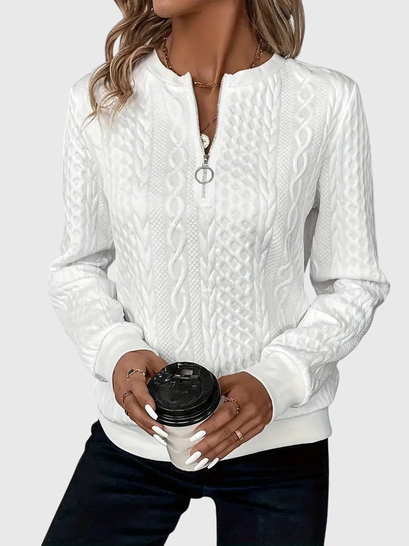 Nora | Pull avec Fermeture Éclair