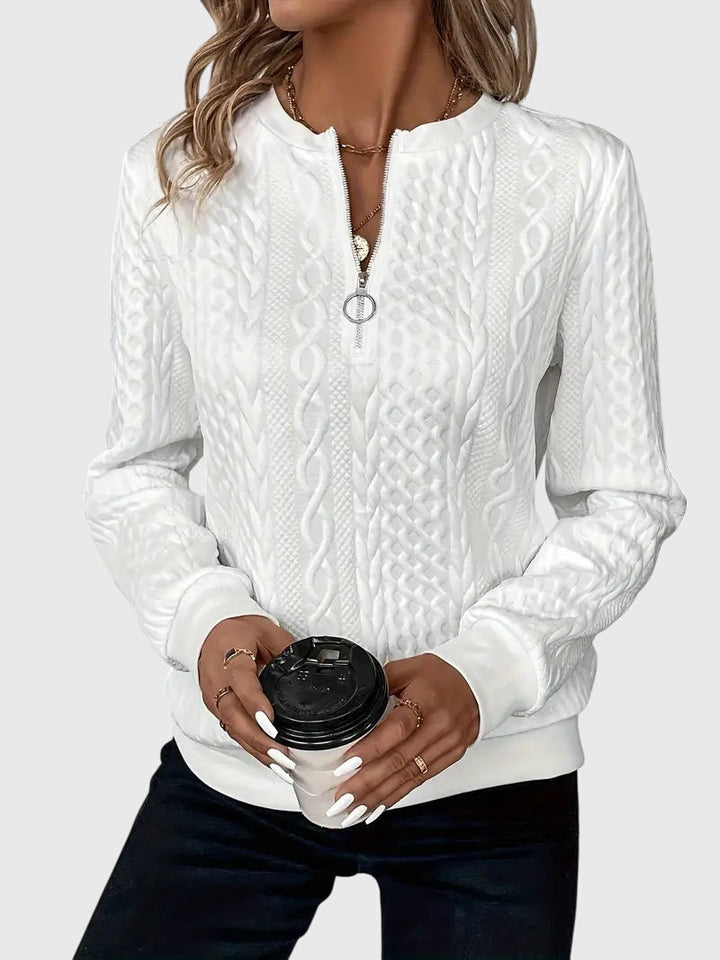 Nora | Pull avec Fermeture Éclair