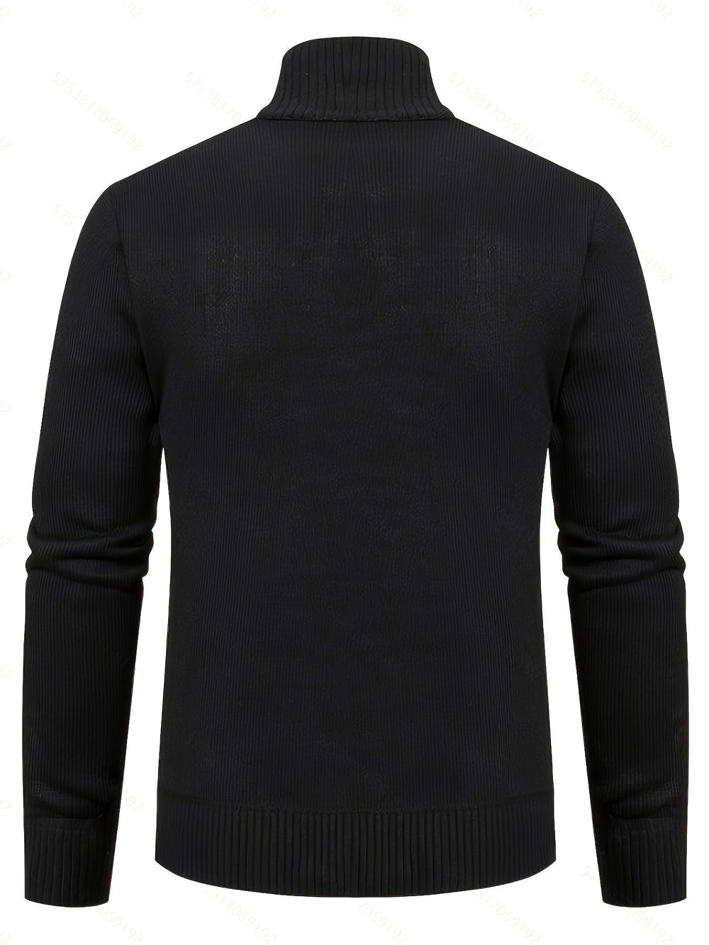 Cardigan zippé homme en maille torsadée à col montant – Henrik – vue 2