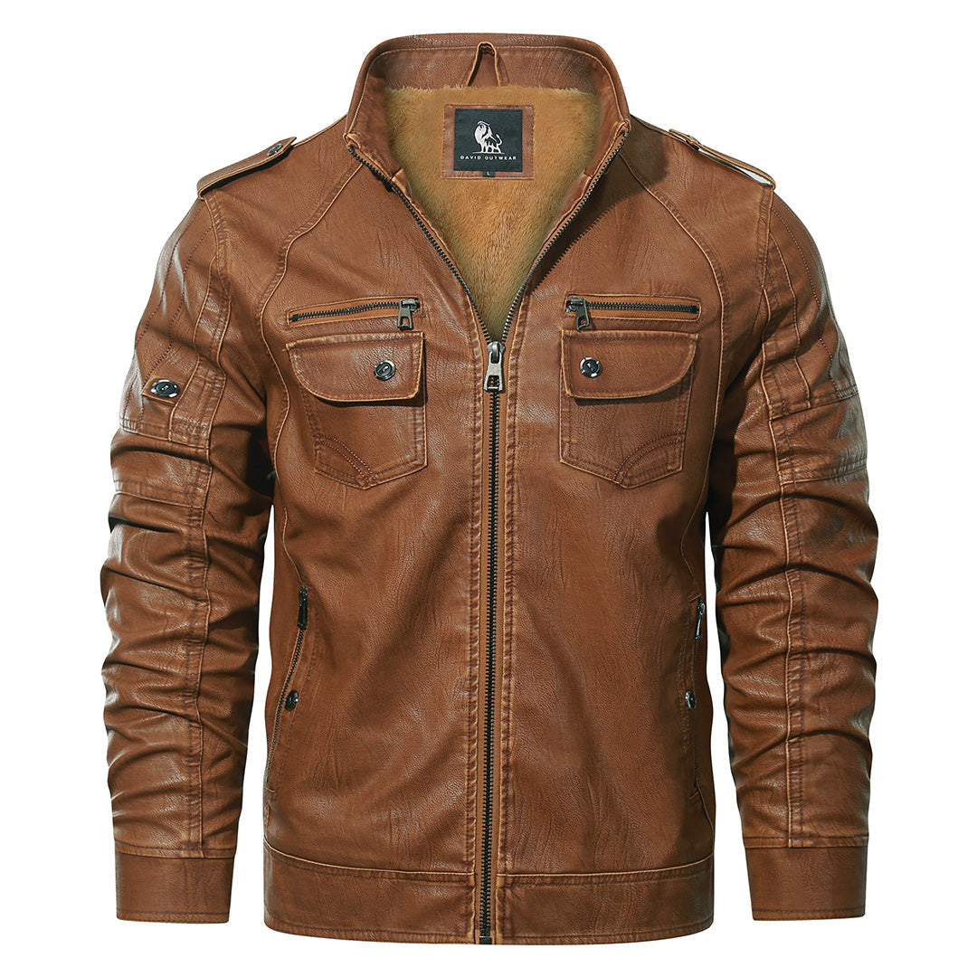 Fleece – Élégante Veste Biker
