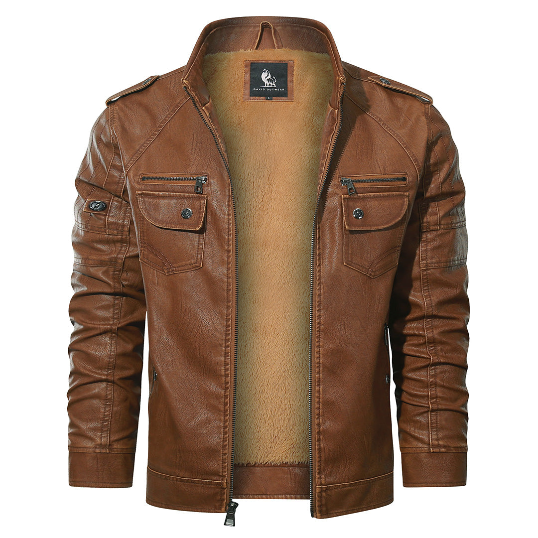 Fleece – Élégante Veste Biker