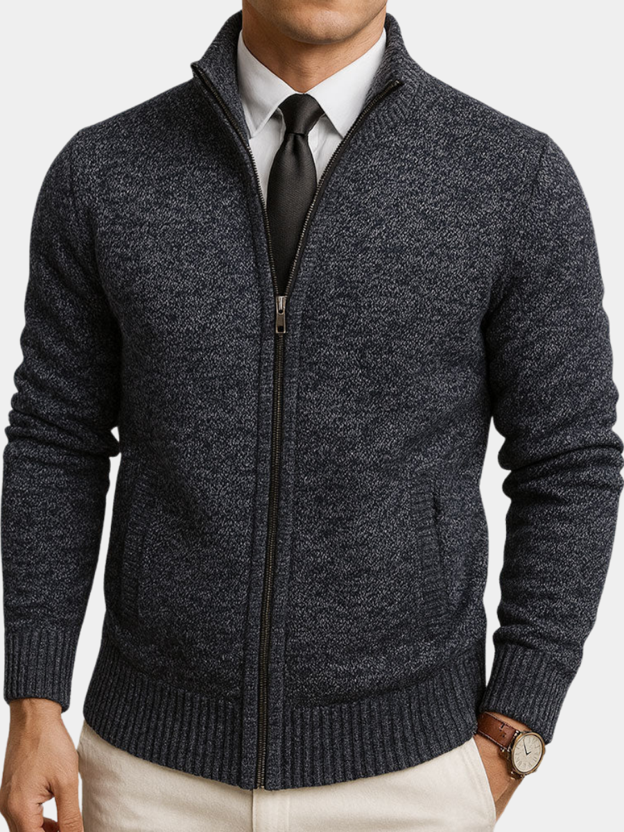 Gilet homme en laine mérinos à coupe structurée – Merino – vue 5