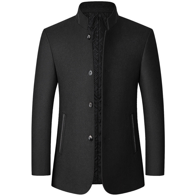 Manteau homme élégant coupe cintrée – Wentworth – Noir