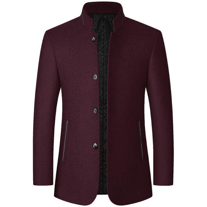 Manteau homme élégant coupe cintrée – Wentworth – Bordeaux