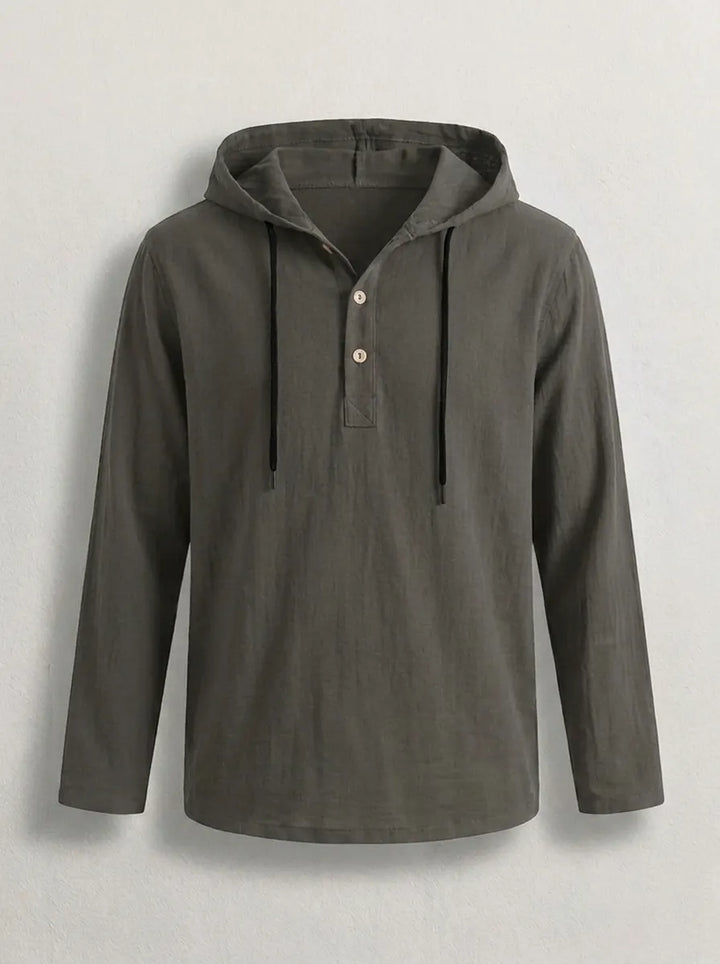 Sweat à capuche homme luxe en coton fin léger – Fabio – Dégradé
