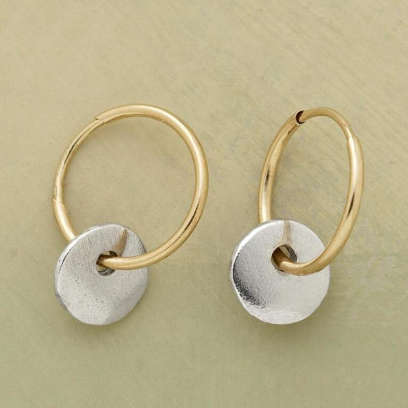 Boucles d'oreilles en argent fait main