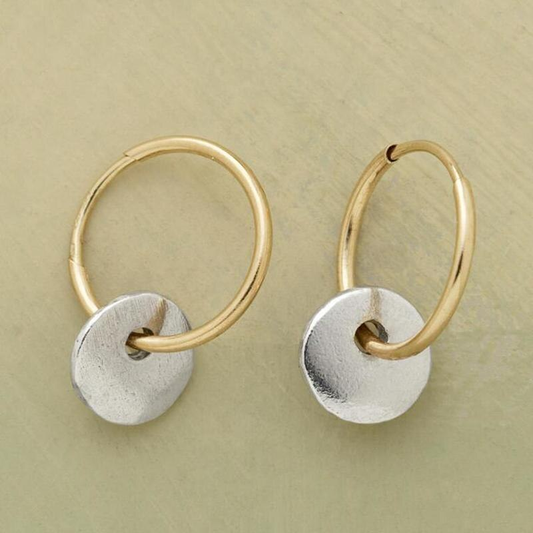 Boucles d'oreilles en argent fait main