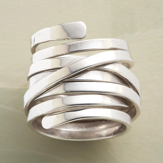 Bliss - Bague Vintage Épaise en Argent