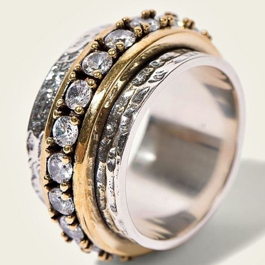 Bague Vintage en Or et Argent