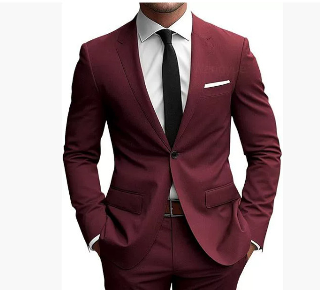 Costume homme slim élégant pour le printemps – Elias – vue 4