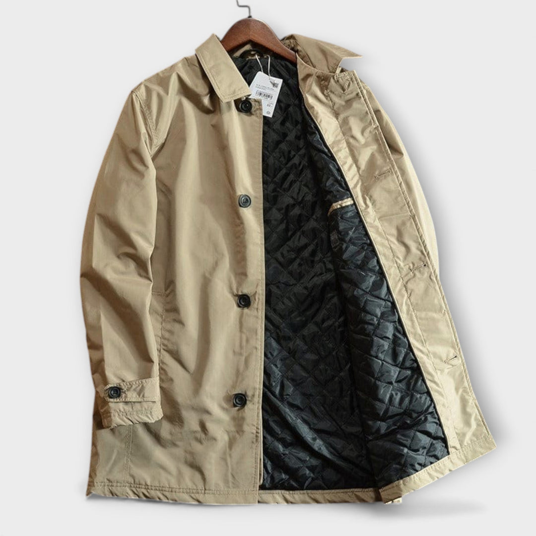 Manteau homme toutes saisons déperlant matelassé – Léandre – vue 7