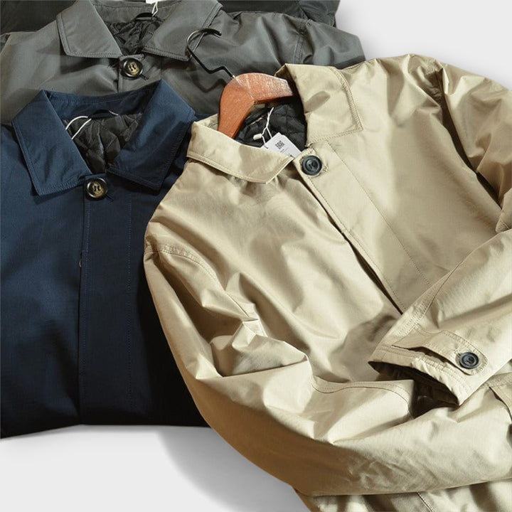 Manteau homme toutes saisons déperlant matelassé – Léandre – vue 9