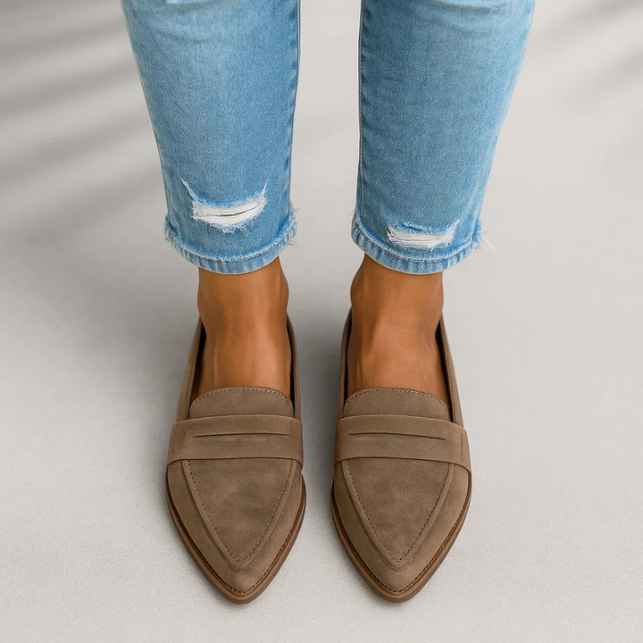 Mocassins femme orthopédiques à enfiler – Rosa – vue 1